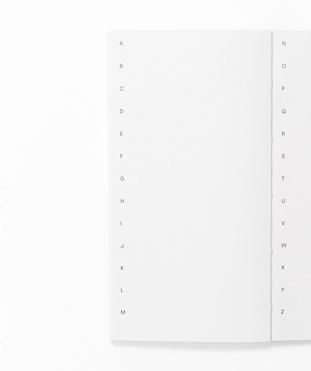 A-Z Notitieboek (Zwart)