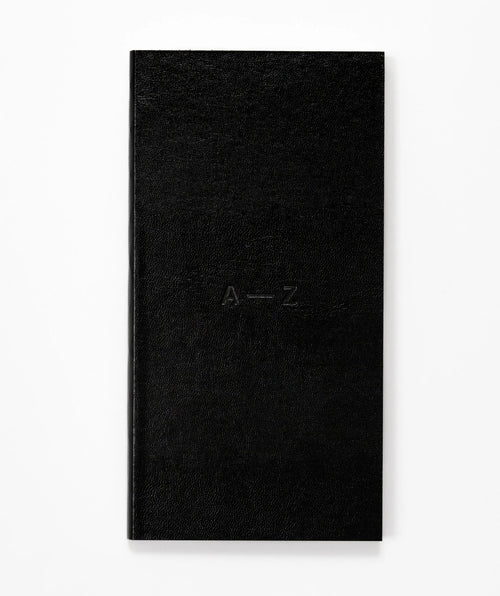 A-Z Notitieboek (Zwart)